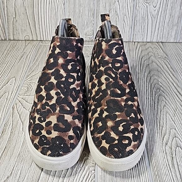 Steve Madden CRUSHIN Animal Print Wedge Ankle Boot Sneakers, Women's 9 - Picture 3 of 13